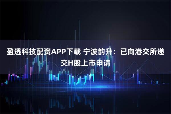 盈透科技配资APP下载 宁波韵升：已向港交所递交H股上市申请